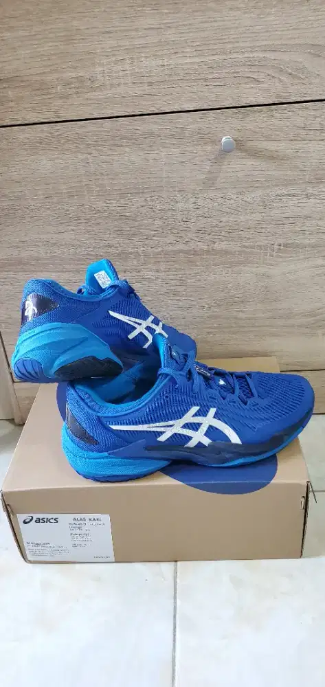 Sepatu Tenis / Tennis Asics Court FF 3 Novak Tuna Blue / Pure Silver