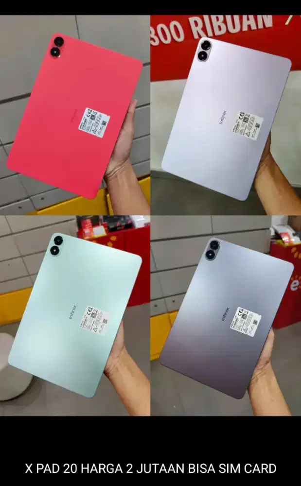CREDIT INFINIX XPAD 20 KARTU ,GRATIS 1 KALI CICILAN
