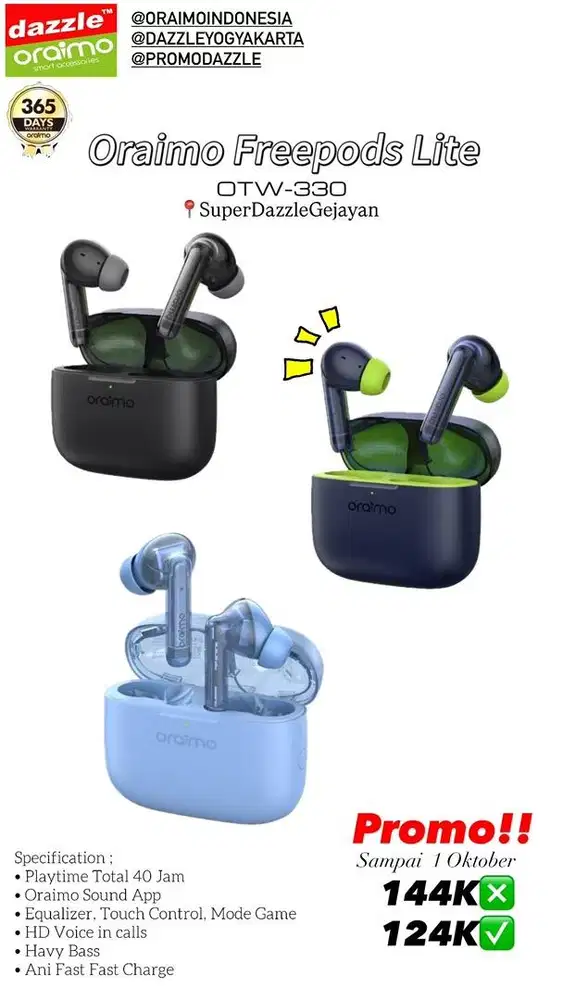 TWS Oraimo OTW-330