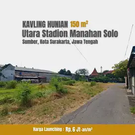 Utara Stadion Manahan Solo, SHM : 150 m2