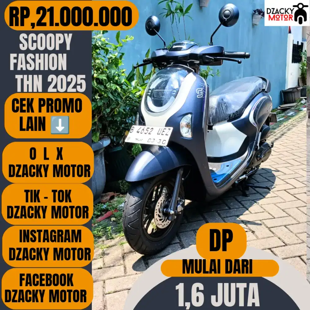 SCOOPY FASHION 2025 SECOND LIKE NEW