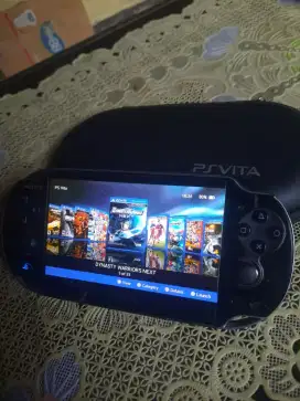 Sony Psvita Fat Crystal Black 64gb Ori Ps vita full games cod bandung.