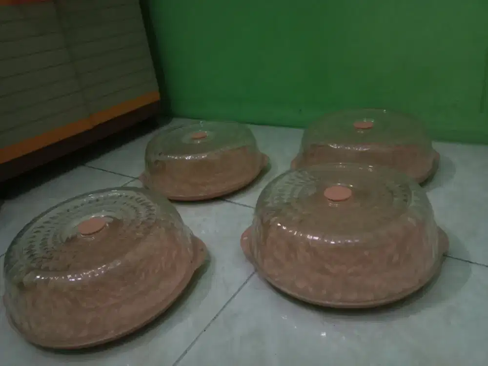 Tudung Saji Crystal Modern - Plastik 4 Susun