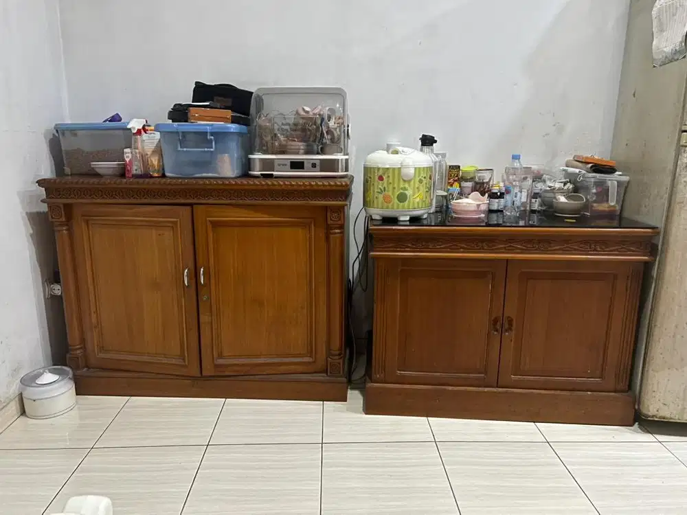 Furniture Kayu Jati Lemari Meja dll