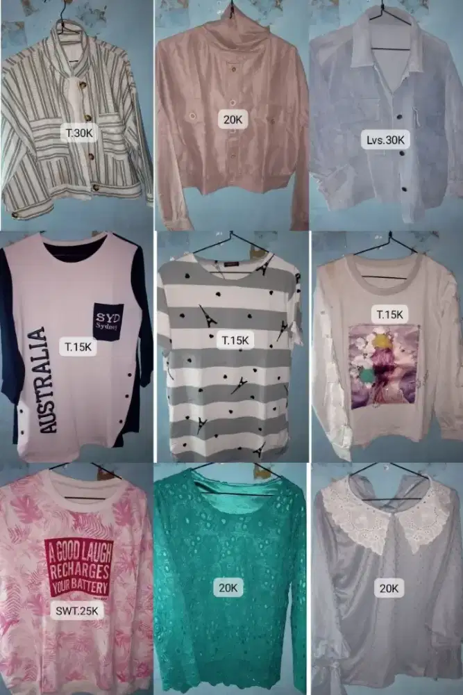 Baju Atasan Celana Rok Bawahan