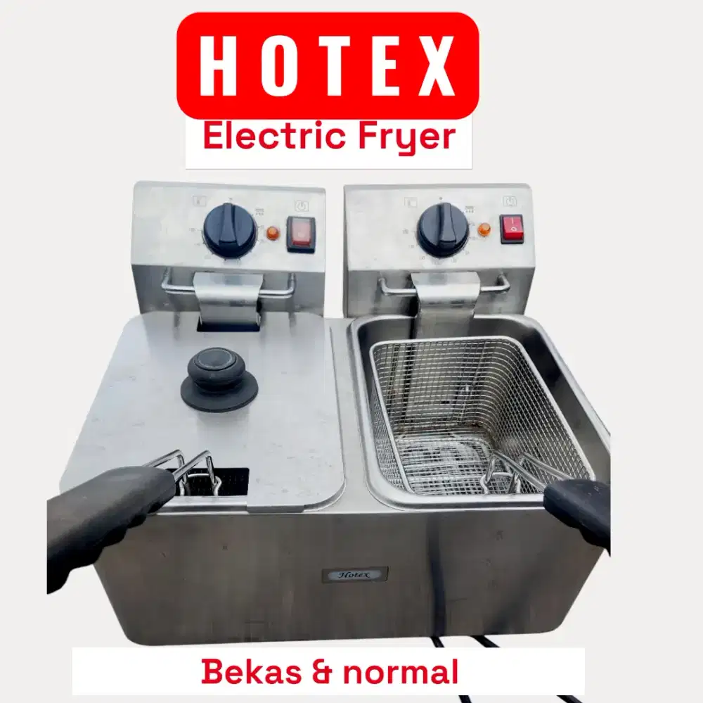 HOTEX Electric deep fryer HDF4+4 second