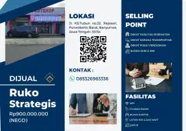 Dijual Ruko di Kota Purwokerto