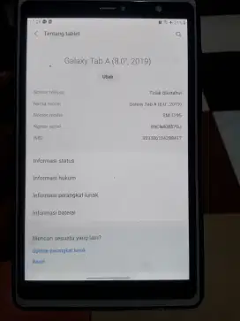 Samsung galaxy tab a8 T295 2019