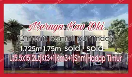 I Dijual rumah siap huni 5.5x15 di meruya kavling dki jakarta barat