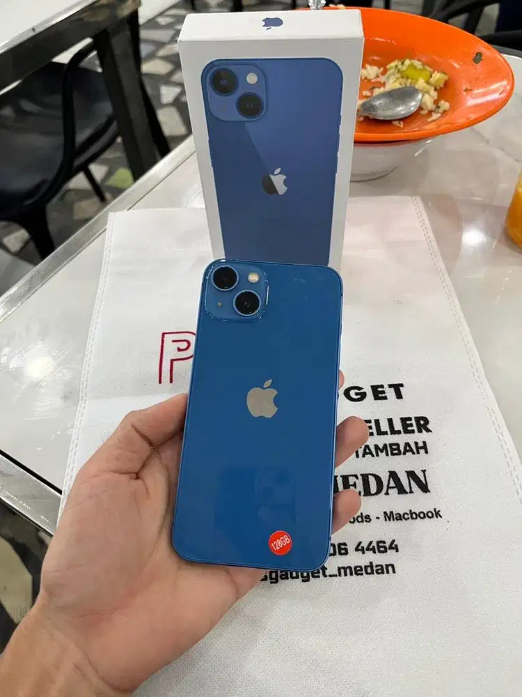 iphone 13 128GB, Blue (Beacukai) Jaringan permanen