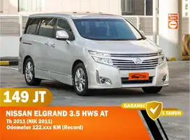 (DP 12JT) NISSAN ELGRAND 3.5 HWS AT 2011