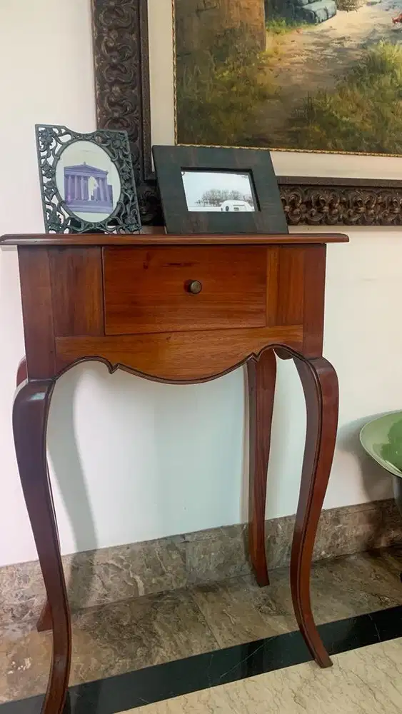 Meja tinggi kayu/End tables