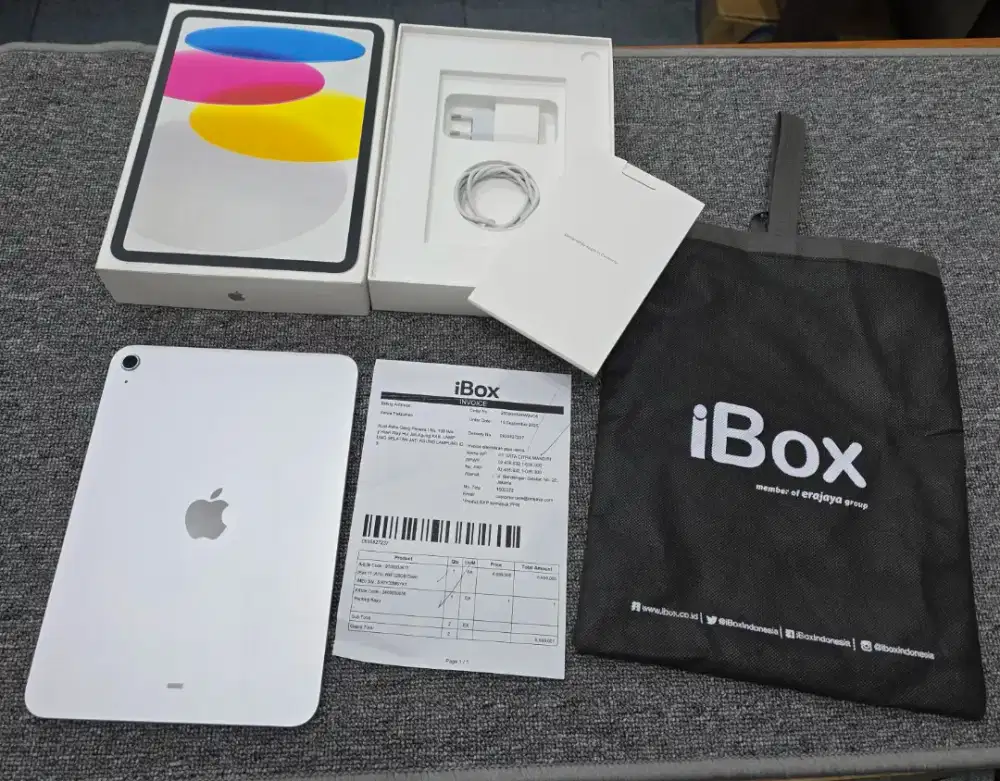 iPad Gen 11 128GB iBox mulus seperti baru belum lama pake