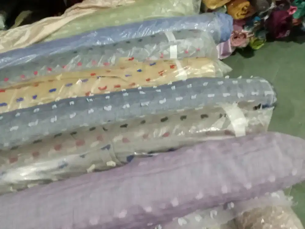 Bahan kain katun  Rubiah