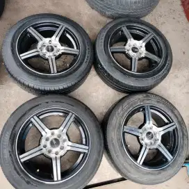 Velg ring 15 black polish pcd 4x100/114,3 ban 185/65 R15 4pcs