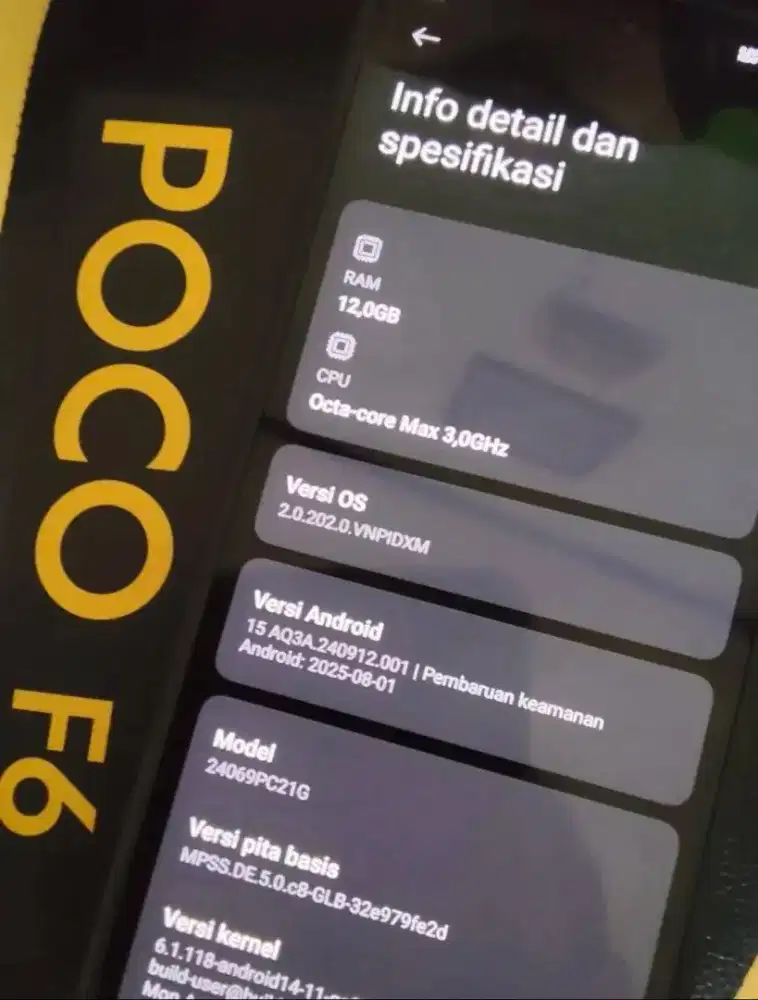 Xiaomi Poco F6 12/512gb