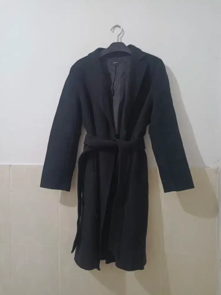 Coat/Mantel Korea Hitam Muat S-L