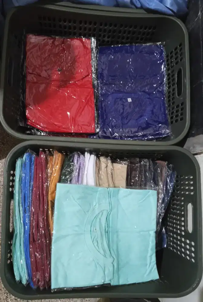 Kaos polos paket usaha