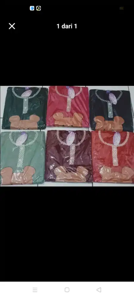 Baju stelan dewasa baju tidur sais XXL BB 50-70kg