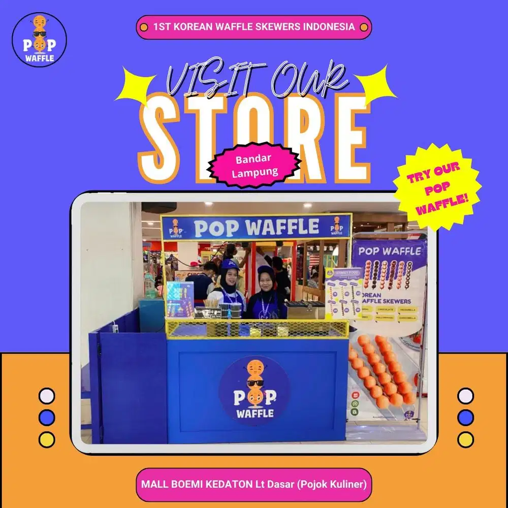 Dijual murah booth bekas