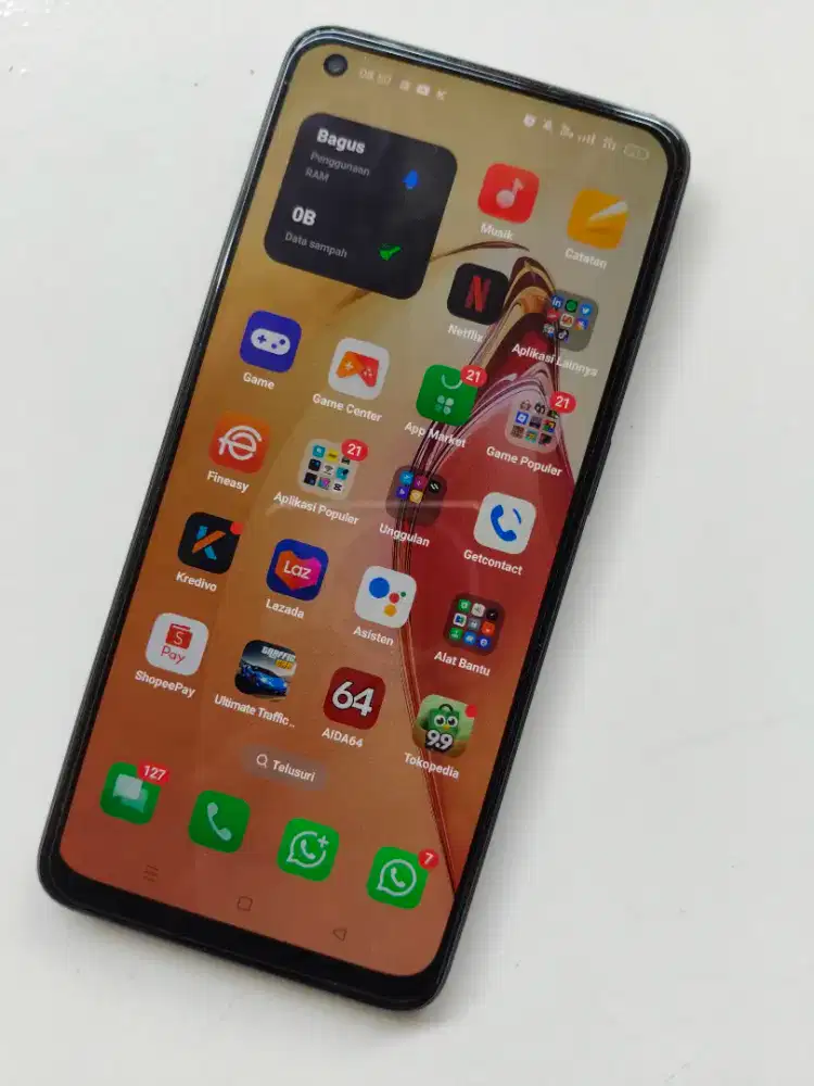 Oppo gaming reno 8 8+8/256 original ex resmi Indonesia