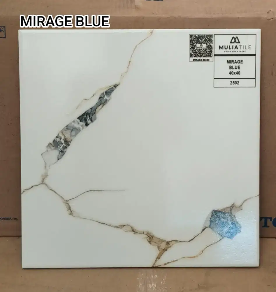Keramik 40x40 mirage blue glossy