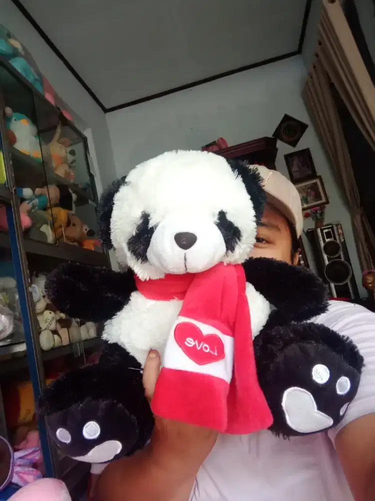 Boneka panda syal