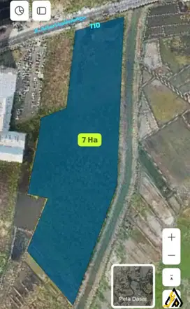 Dijual Cepat Lahan Zona Industri  Kaliwungu,Kendal Luas 70000m2.