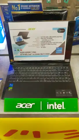 Laptop Acer Aspire 7 i5 RTX3050 6GB, Bisa Cicilan Pakai Homecredit