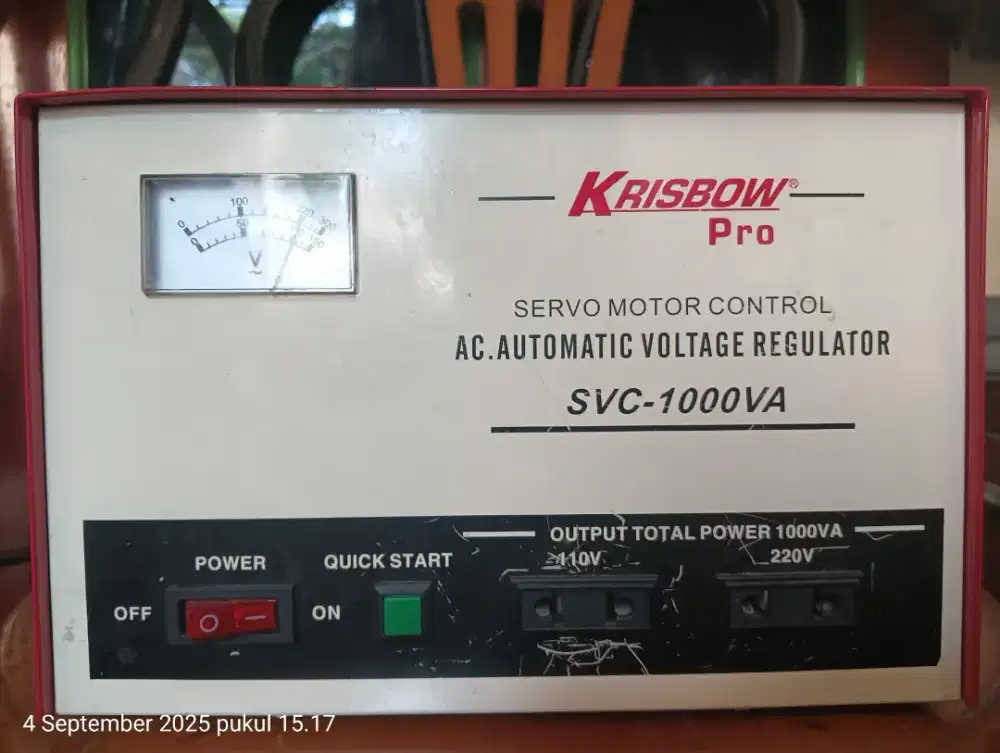 [3/9, 19.18] R 0111 LIH: Krisbow pro stabilizer analog 1000 VA