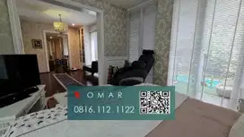 rumah asri modern di cluster asri area sector 9 bintaro dengan pool