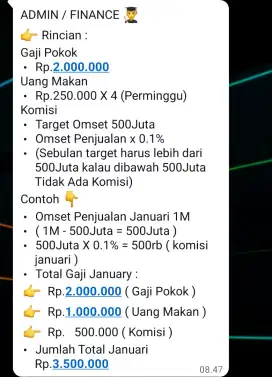 Admin & Finance