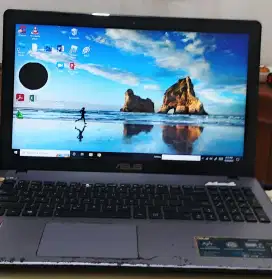 Laptop Gaming Asus X550D, AMD A10, Ram 4GB, Graphic Radeon 8670M 2GB