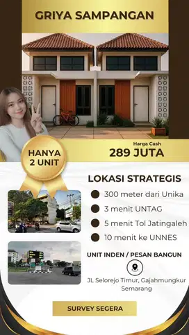 Rumah jatingelah jangli sampangan depan SPBU Unika