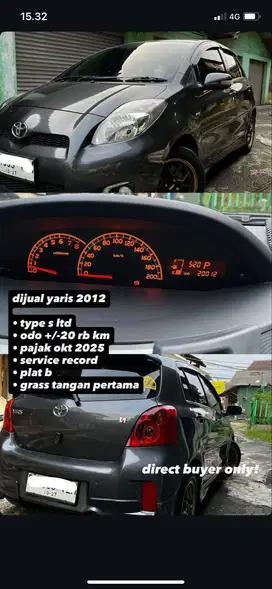 Toyota yaris 2012