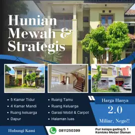 RUMAH HOOK DALAM PERUMAHAN NYAMAN