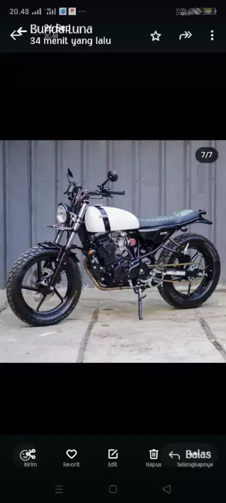 Dijual Yamaha Byson modifikasi tahun 2012