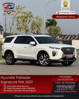 Hyundai Palisade Signature 2.2 FWD Putih NIK 2021/2022/2023