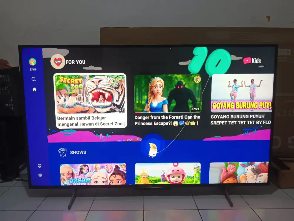 Tv sony 65 inch smart android (kdl65x7500h)