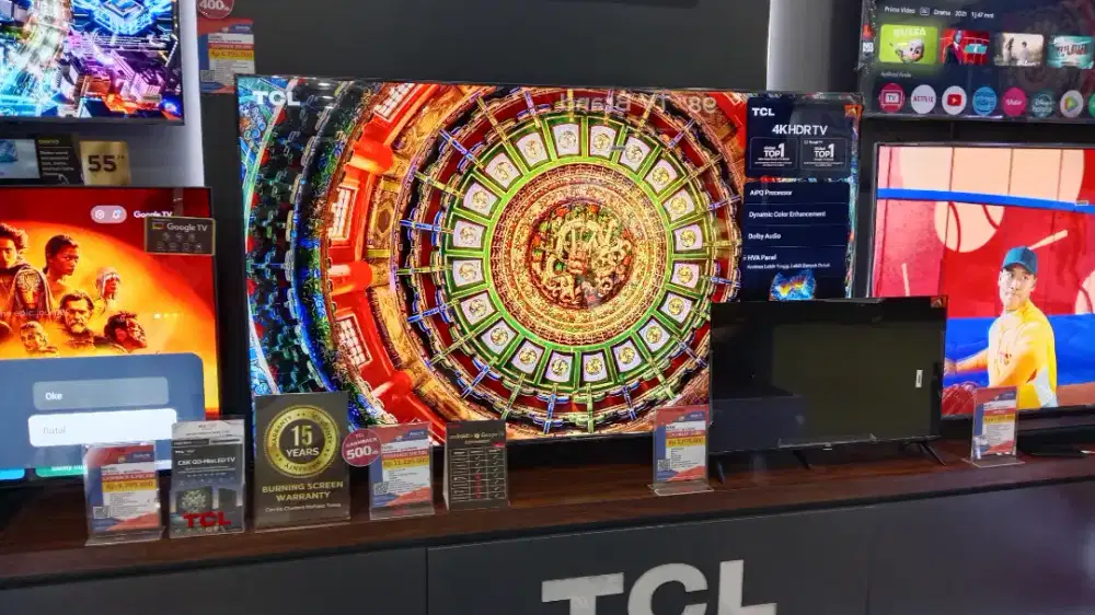 TCL 4K HDR TV 32S4K CASH BACK 50K CICILAN RINGAN