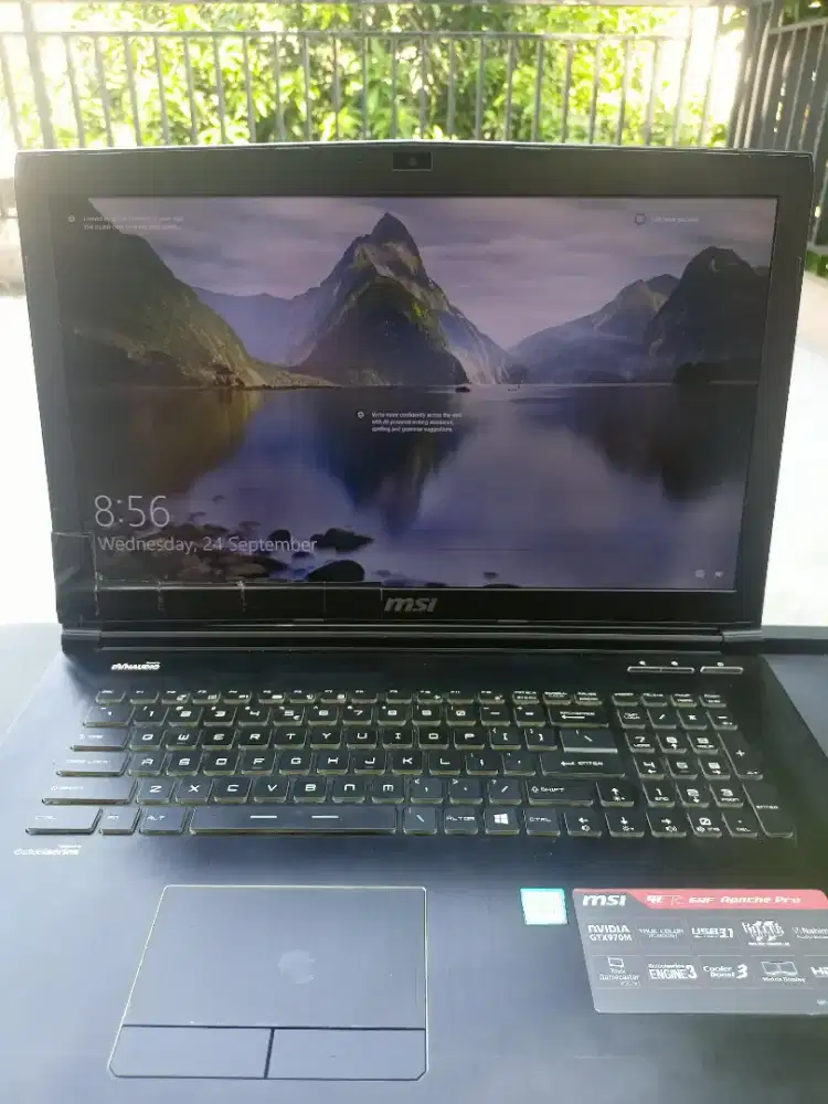 msi ge72 apache pro laptop gaming murah