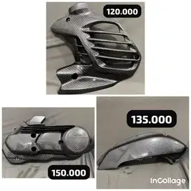 Cover Radiator, Box Filter & Cover CVT All New Nmax