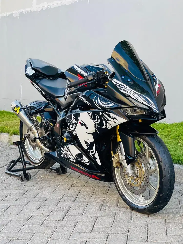 Honda cbr250rr black matte non abs cbr 250rr plat N cbr250 rr hitam