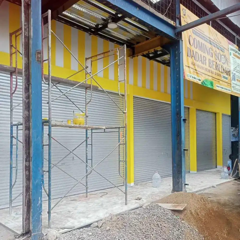 Pintu Rolling Door Rolling Door Buka Keatas Bahan Galvalum Aluminium