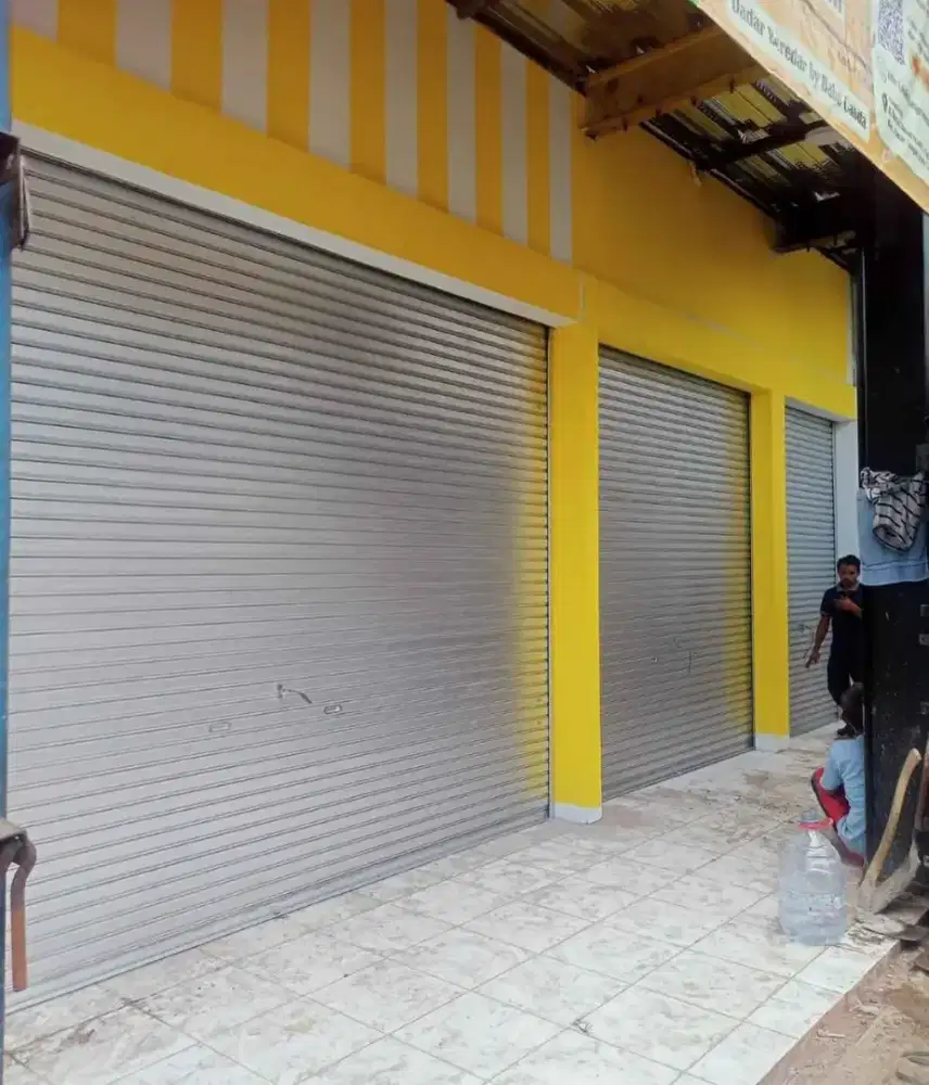 Pintu Rolling Door Rolling Door Buka Keatas Bahan Galvalum Aluminium