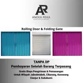 Pintu Rolling Door Folding Gate Pintu Ruko Kios dan Garasi Sliding