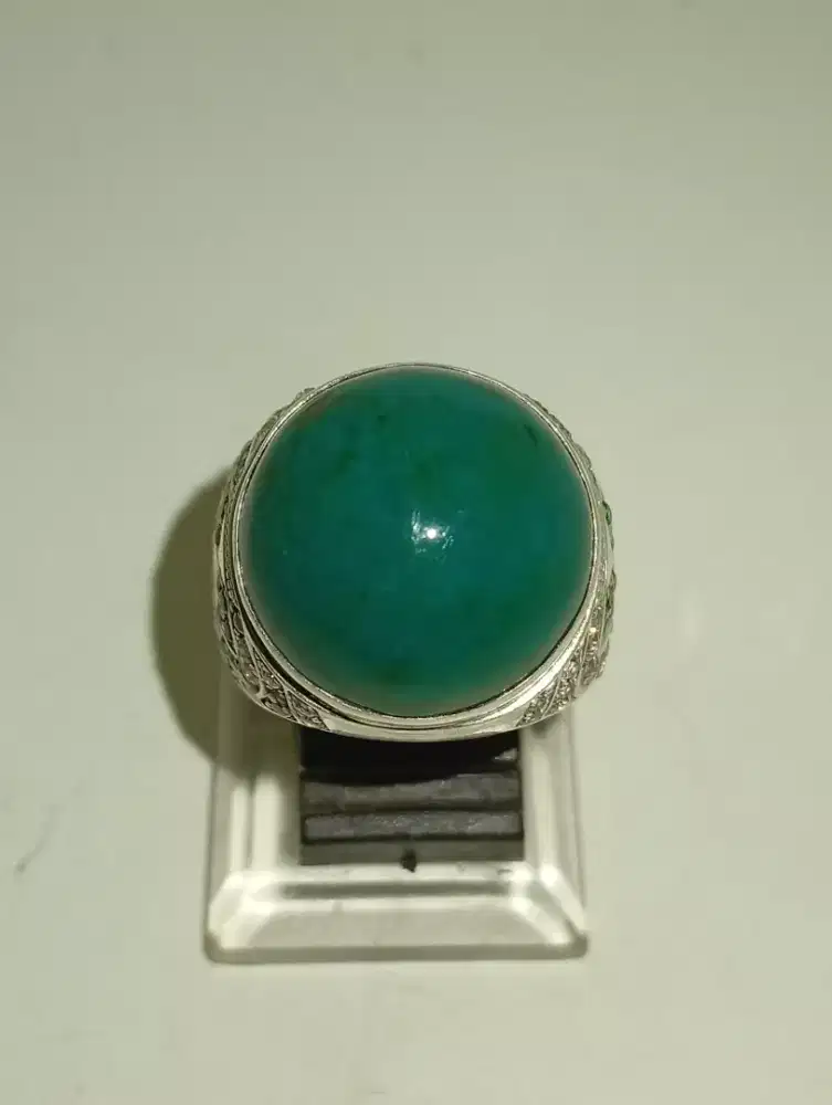 Batu bacan ring perak