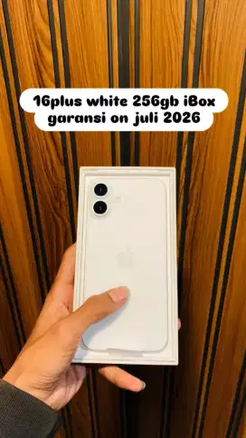 iphone 16 plus white 256gb iBox