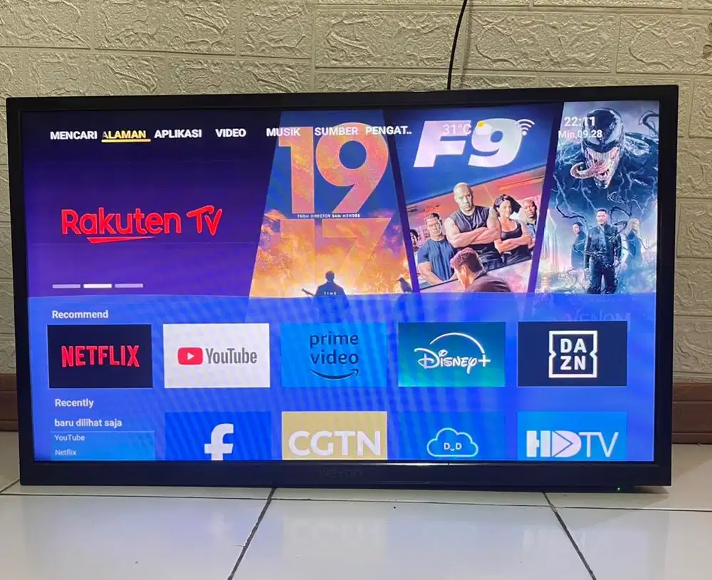 Juat tv ueyon 32inc sudah smart android