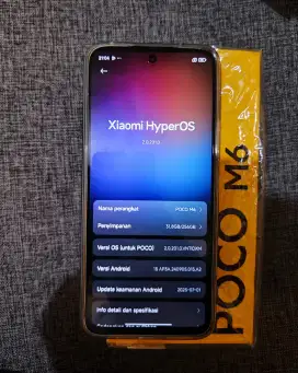Xiaomi Poco M6 8/256 GB Fullset rasa baru